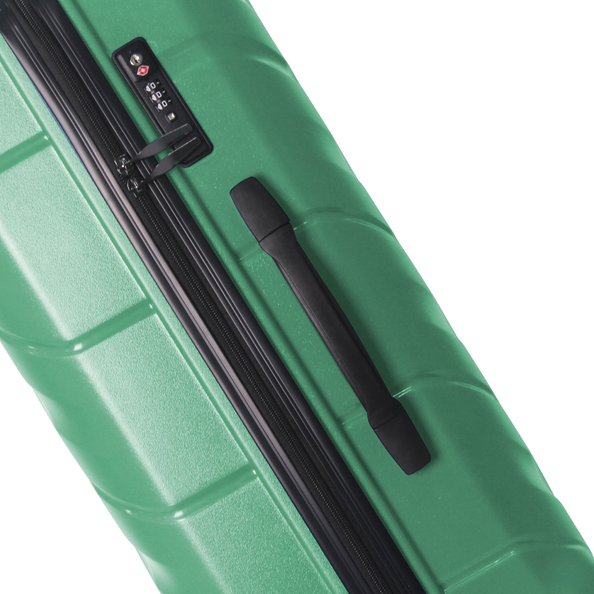 3-Piece Luggage Sets (20", 24", 28"), Suitcase With Wheels, Hardside Suitcase With Four Spinner Wheels And Scratch-Resistant Surface, Green_voghion.com